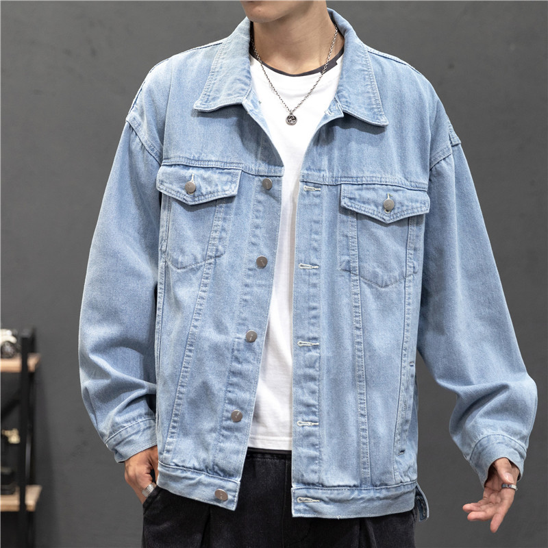 Mens Fashion Bomber Jacket - Новая джинсовая куртка для мужчин, винтажные