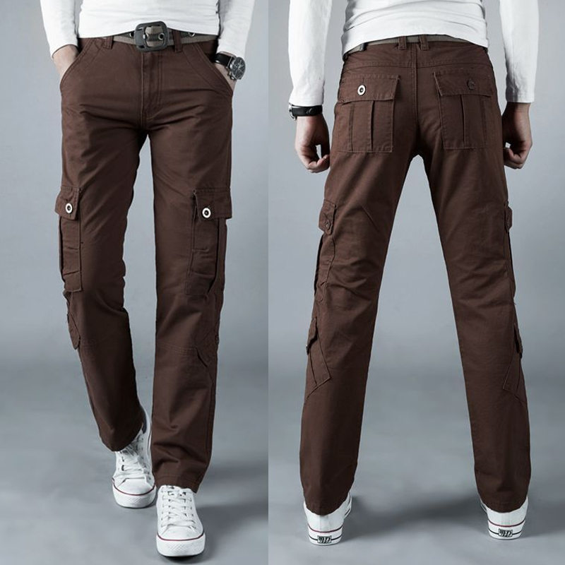 Cargo Jogger Pants - Новые летние однотонные повседневные брюки-карго с
