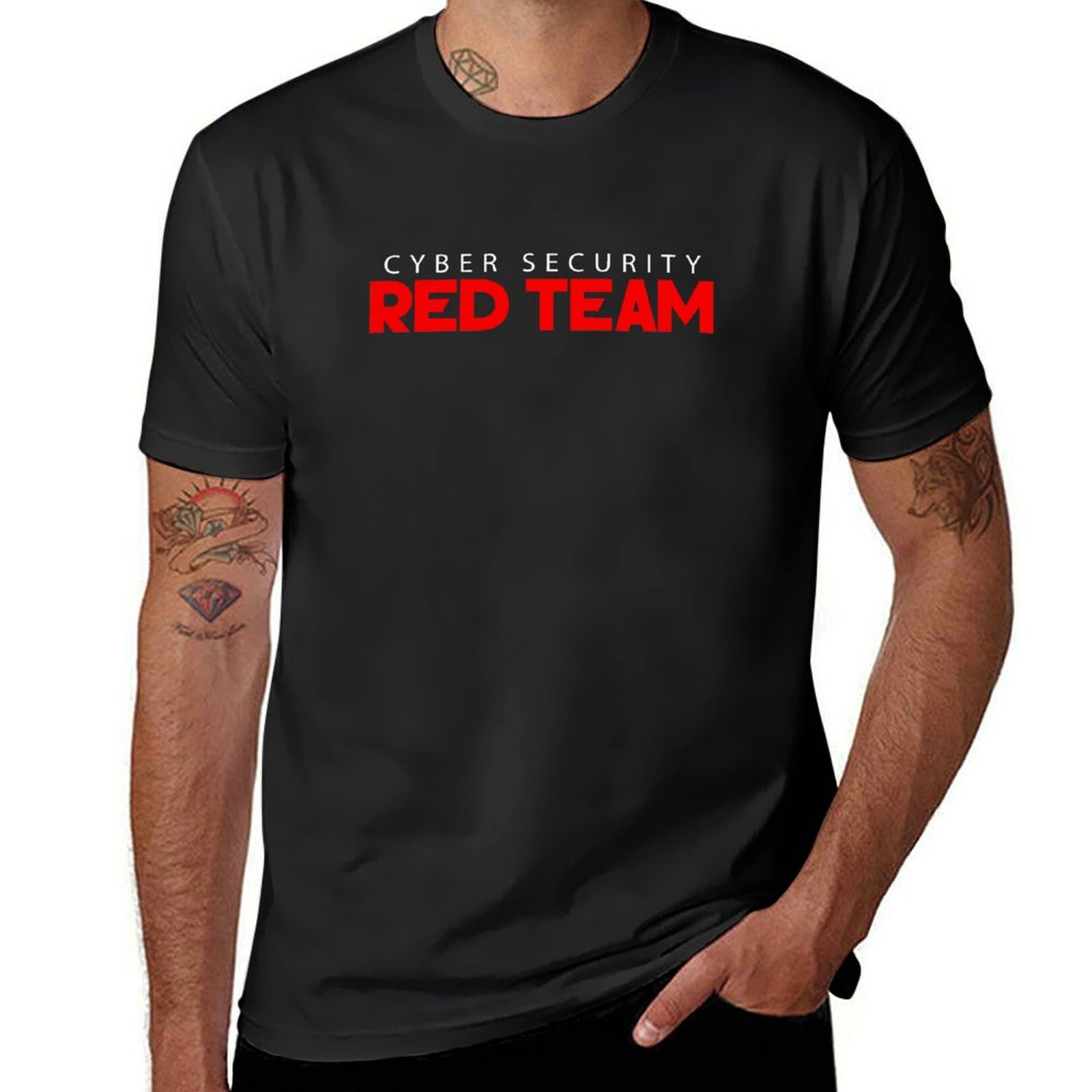 Mens Fashion Hacks - Классная футболка Red Team Cyber Security