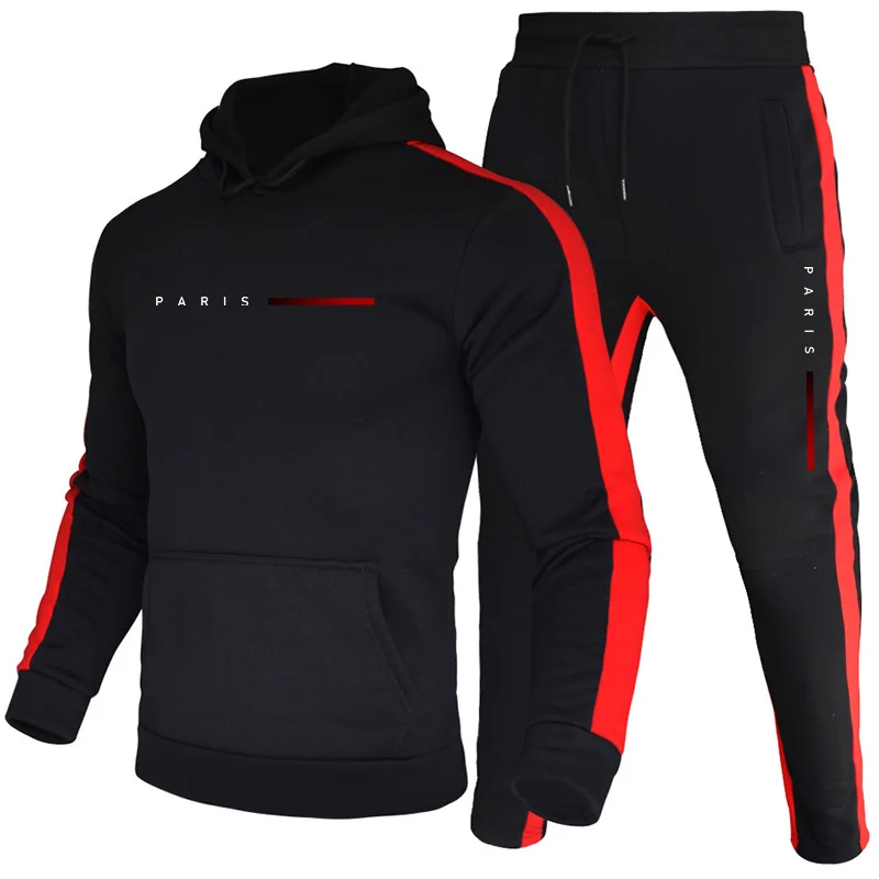 Men'S Fashion Color - Мужской спортивный костюм Paris Fashion: повседневные