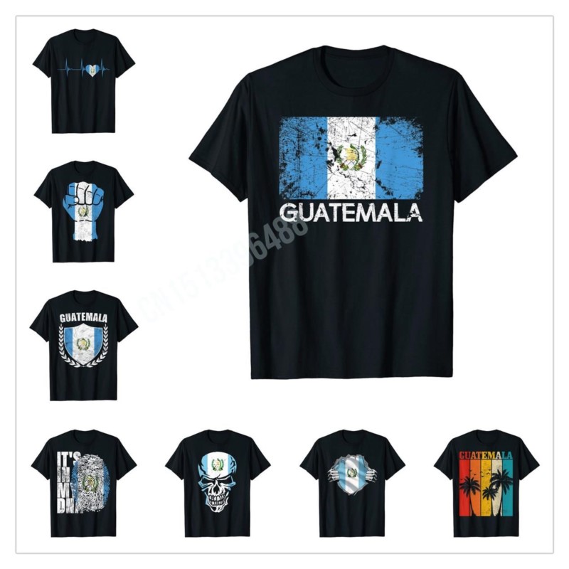 Men'S Fashion Guatemala - Футболка унисекс с винтажным дизайном флага