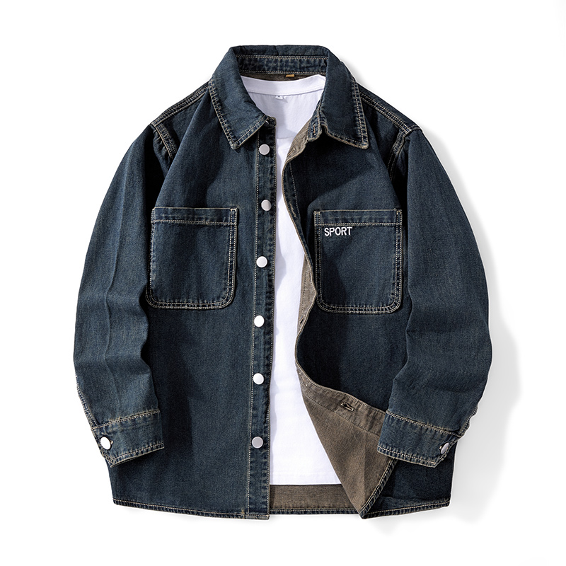 Denim Jacket Vintage - Мужская джинсовая куртка Heavy Duty из