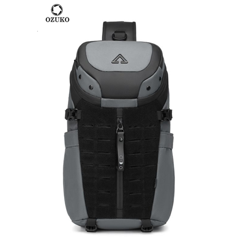 Men'S Fashion Bag - Мужская водонепроницаемая сумка-слинг Ozuko с USB-портом,