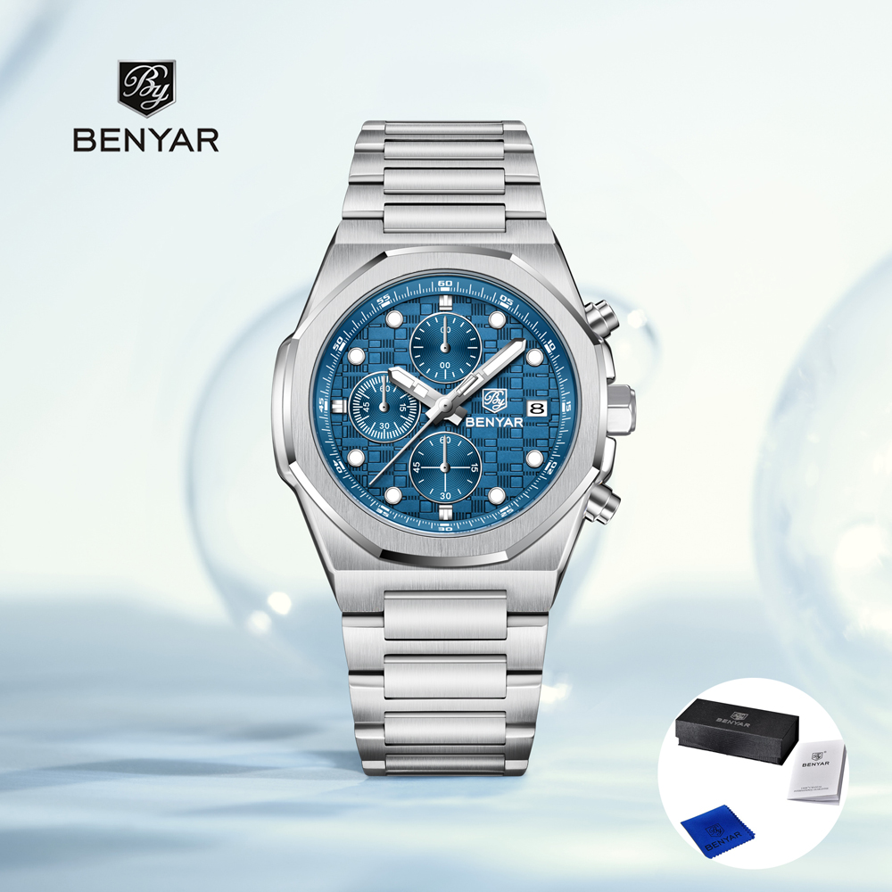 Mens Fashion Watch - Новинка 2022, мужские часы BENYAR, роскошные