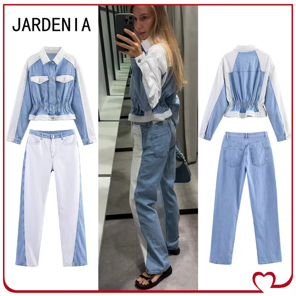 Denim Jacket Vintage - Повседневные комплекты-ковбойки. Стильный джинсовый комплект из
