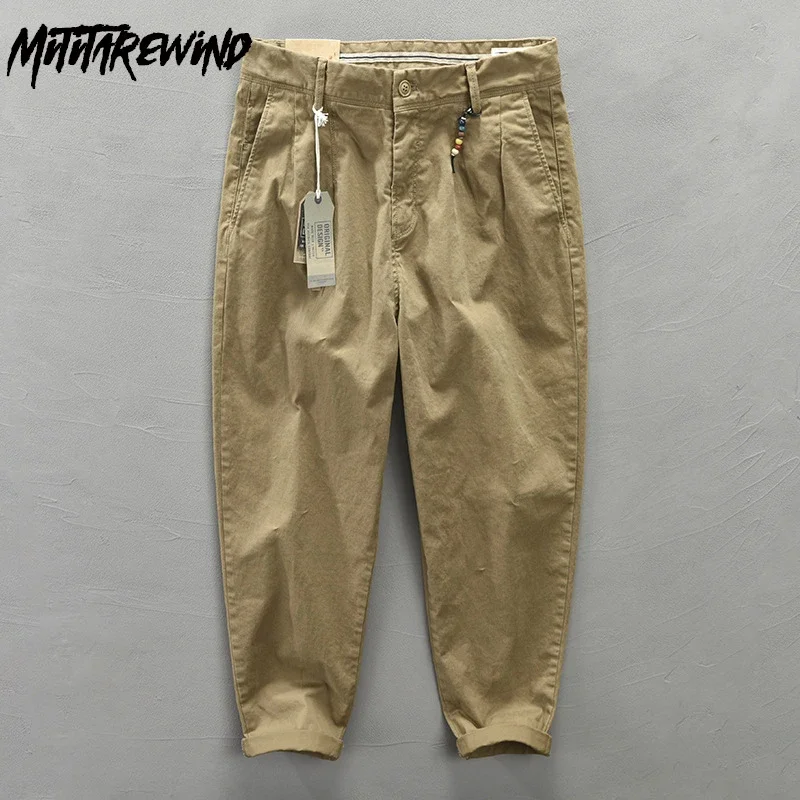 Men'S Fashion Khaki Pants - Весенне-летние мужские брюки, японские брюки-карго, мужские