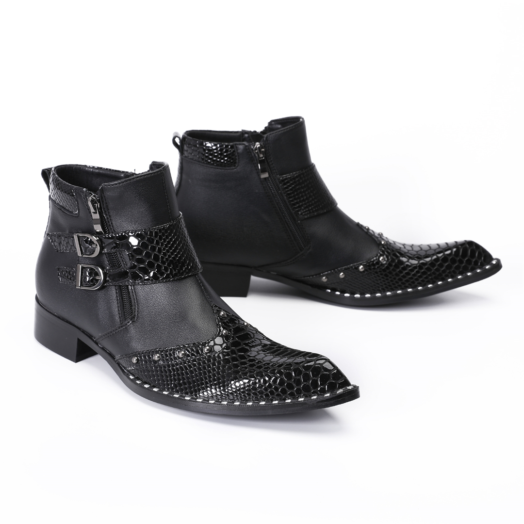 Mens Fashion Dress Shoes - Модные мужские ботинки с заклепками и