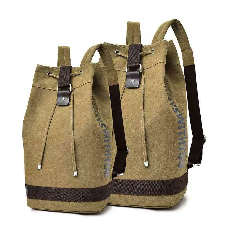Men'S Fashion Bag - 2026 Холщовый рюкзак с двойными лямками,