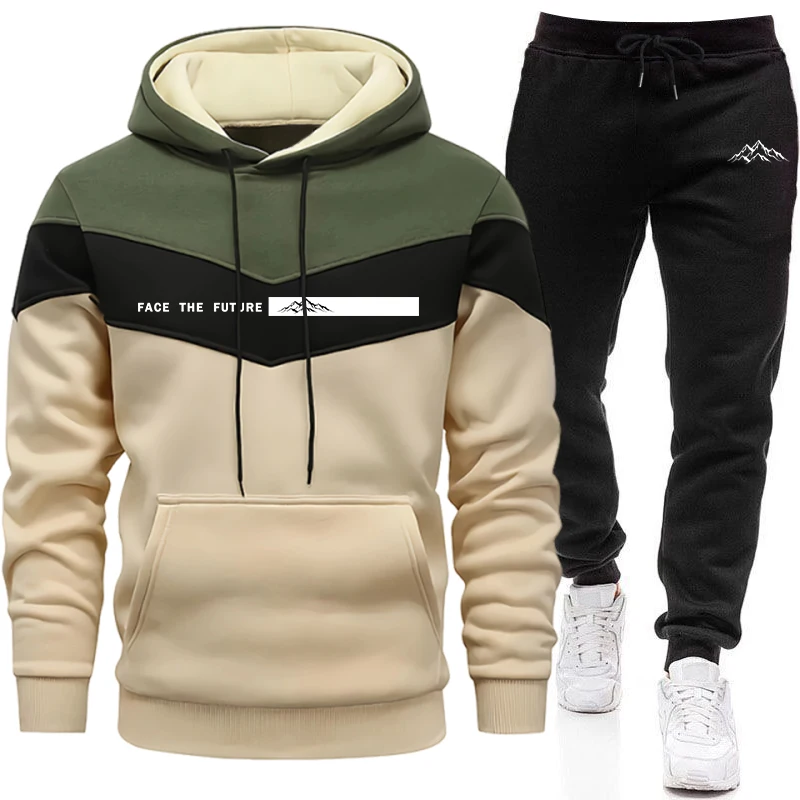 Men'S Winter Fashion - Новый мужской спортивный костюм: осенне-зимний повседневный