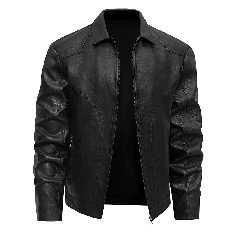 Mens Fashion Bomber Jacket - Мужские осенне-зимние пальто, куртки из искусственной