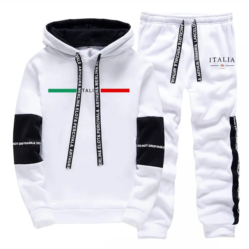 Men'S Fashion For 2026 - Модный мужской спортивный костюм с принтом,