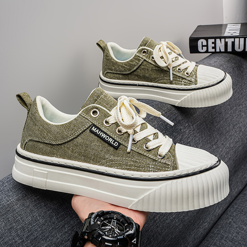 Casual Sneakers Men - Легкие дышащие мужские кроссовки из канваса: