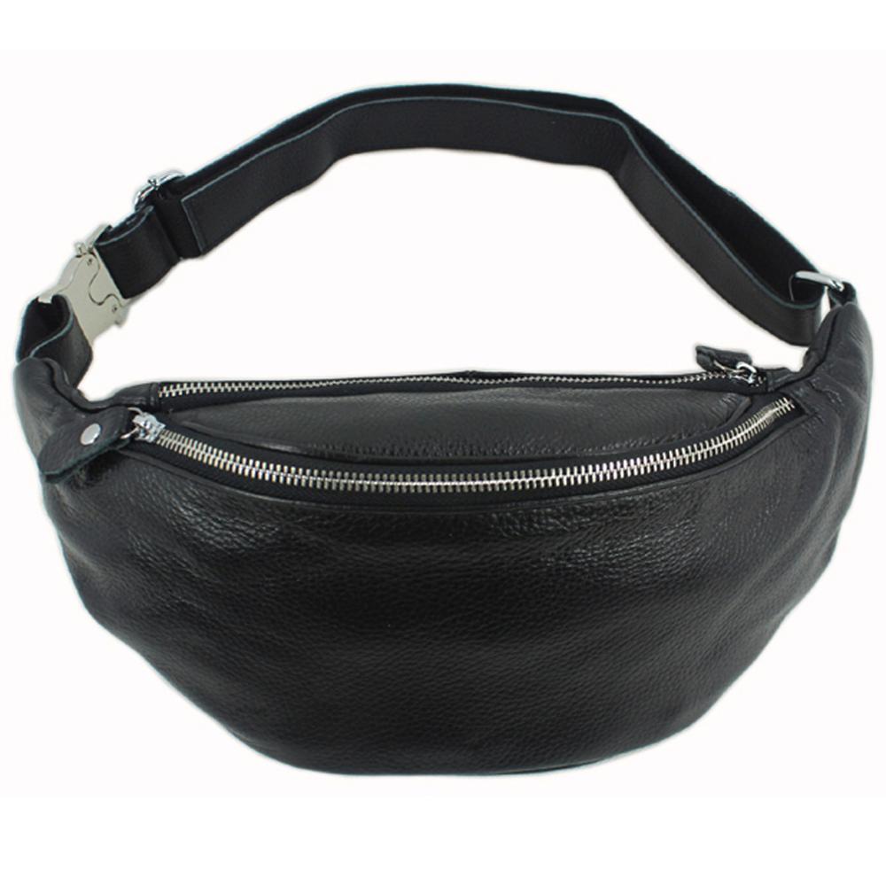 Men'S Fashion Bag - Сумка поясная мужская из натуральной кожи,