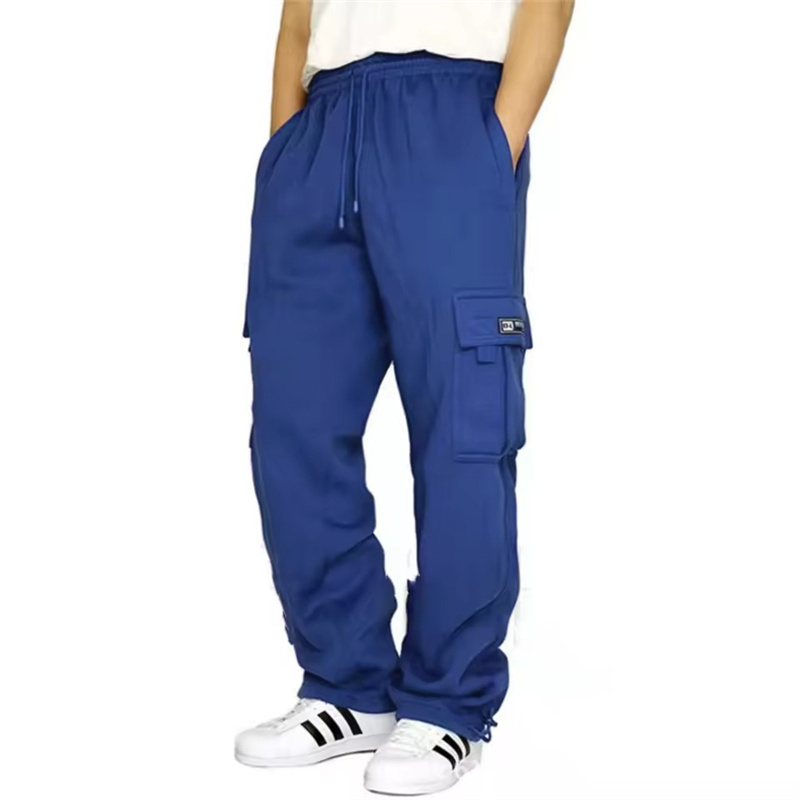 Cargo Jogger Pants - Мужские спортивные брюки на осень-зиму, однотонные,