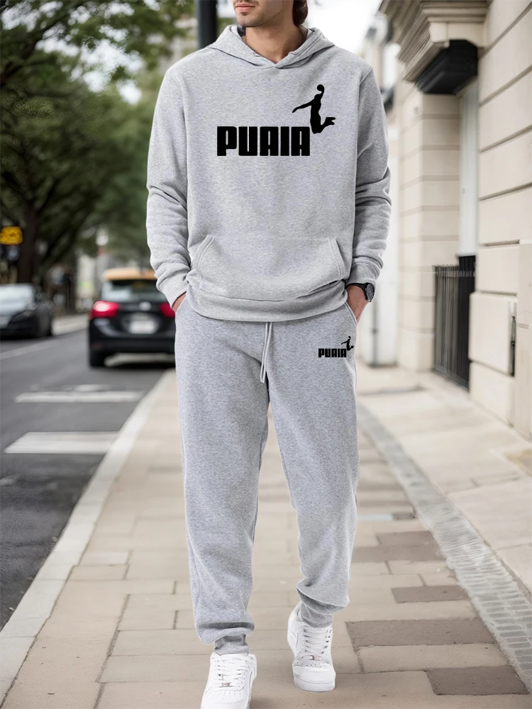 Men'S Winter Fashion - Мужской комплект: худи и брюки 2026