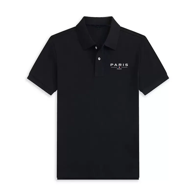 Paris Men'S Fashion - Поло-рубашка с коротким рукавом для мужчин