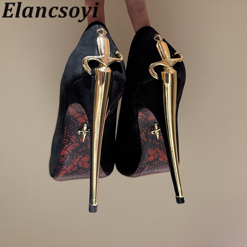 Mens Fashion Dress Shoes - Сексуальные ультратонкие туфли на высоком каблуке