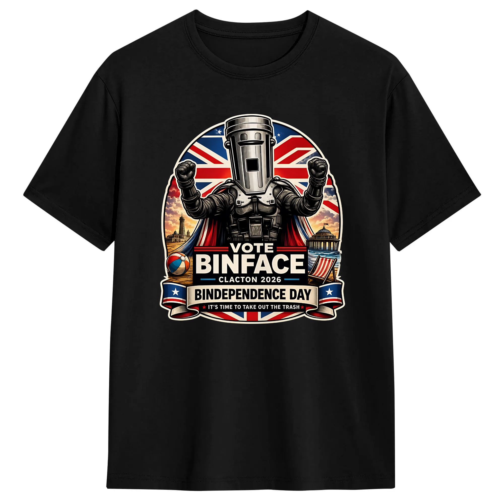 Men'S Fashion 2025 - Футболка VOTE BINFACE, футболка с принтом