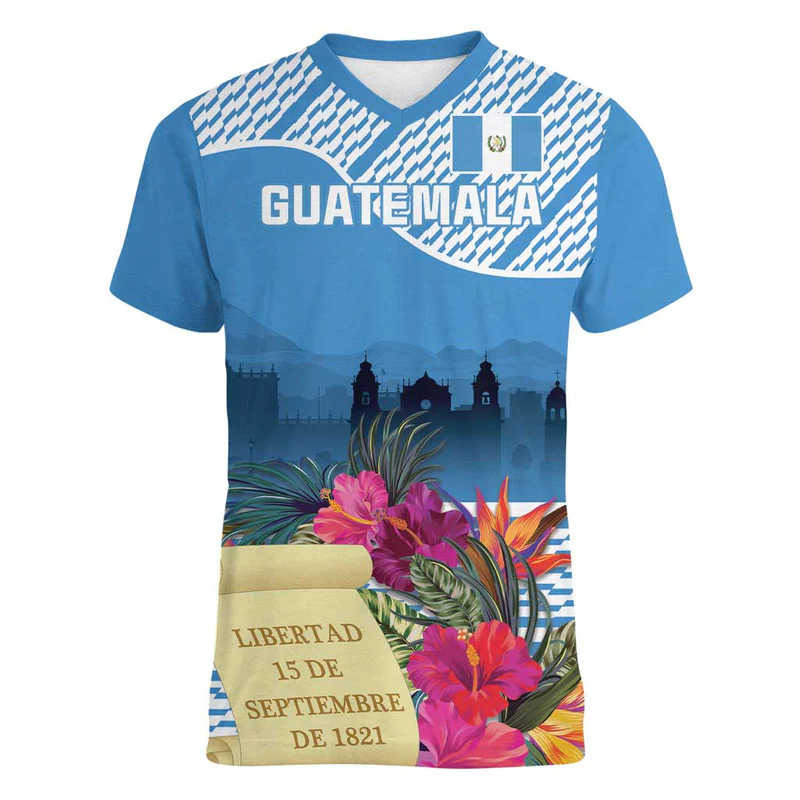 Men'S Fashion Guatemala - Футболка мужская с 3D-принтом флага Гватемалы,