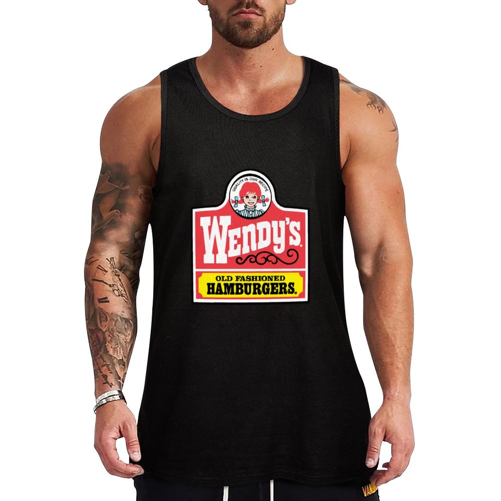 Men'S Fashion Hamburg - Майка Wendy's в стиле ретро, простая