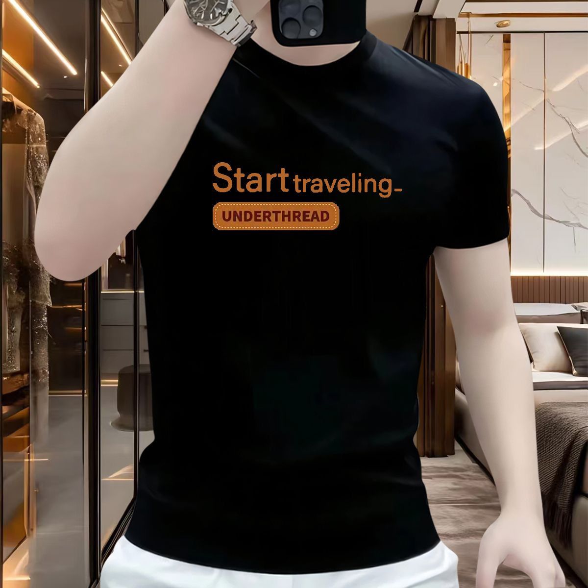 Men'S Fashion Essentials 2025 - Новинка 2025, мужская летняя футболка с