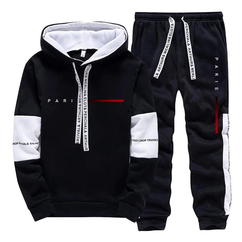 Paris Men'S Fashion - Мужской комплект: модный худи и спортивные