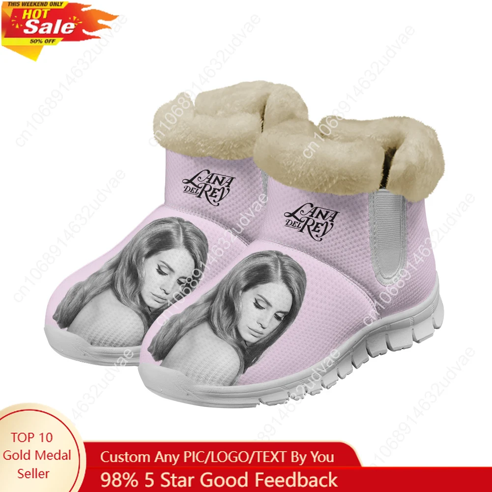 Casual Sneakers Men - Плюшевые кроссовки-ботинки Lana Del Rey для
