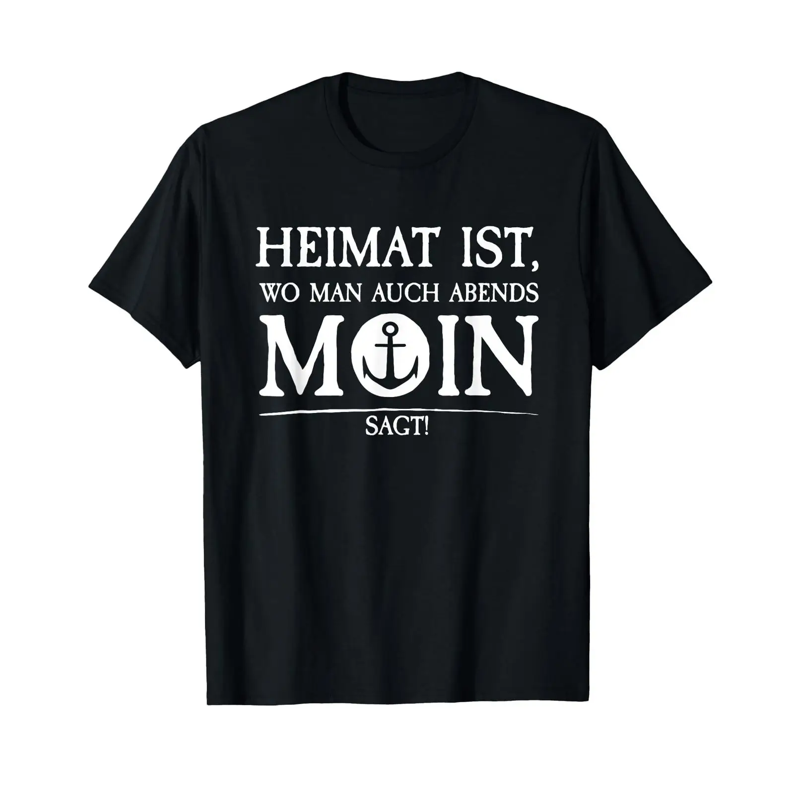 Men'S Fashion Hamburg - Футболка унисекс Heimat Moin Anchor Home
