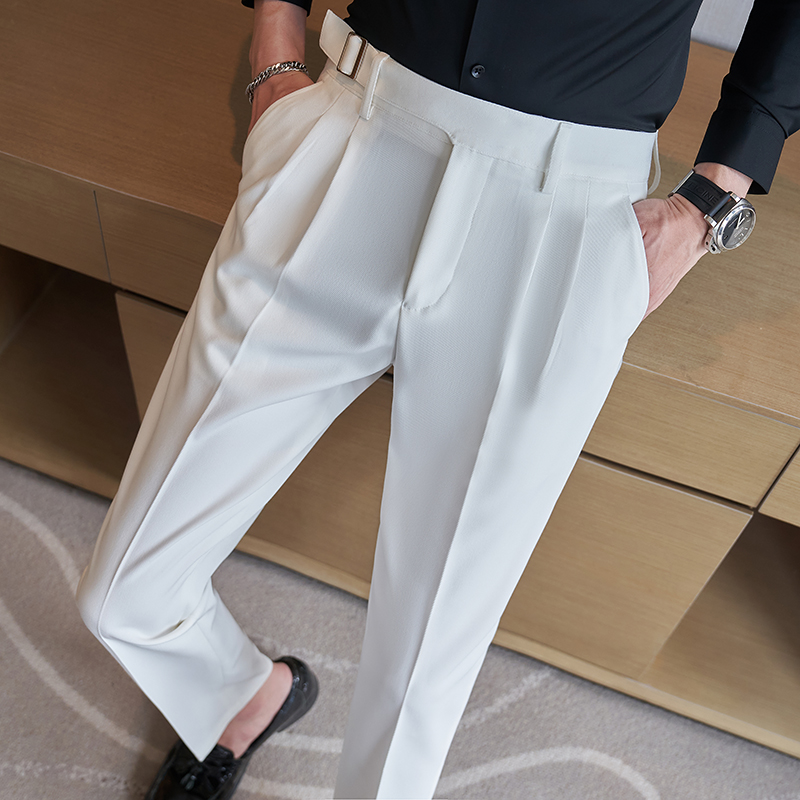 2026 Новые мужские черные кост – обзор и цена Men'S Fashion Khaki Pants