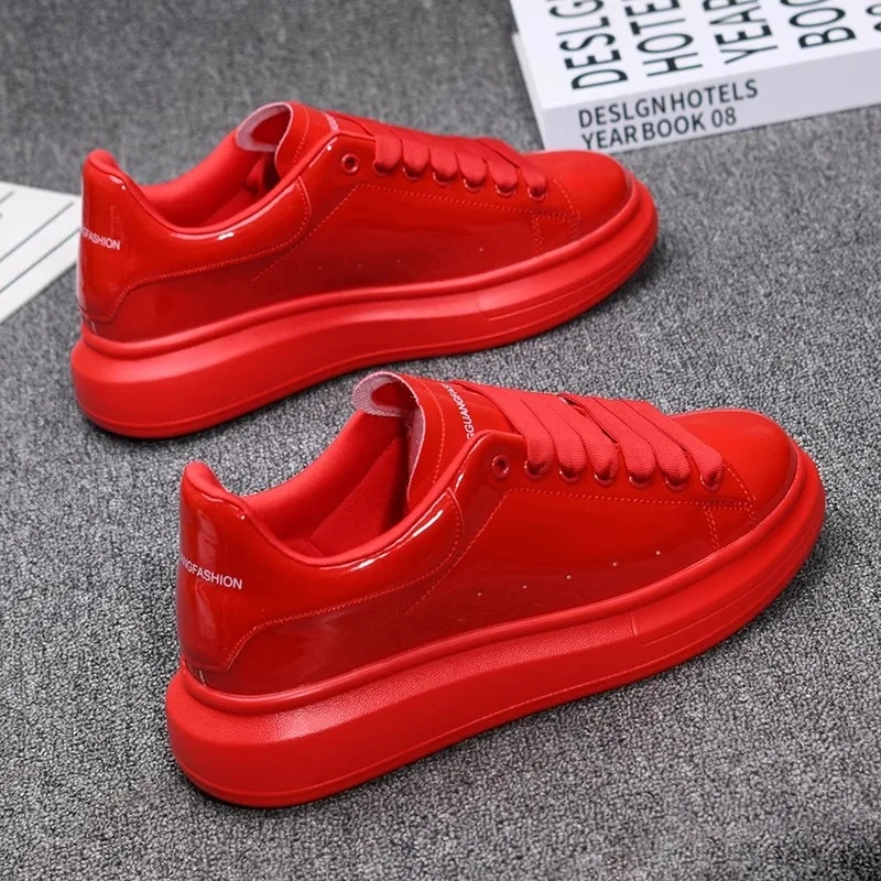 Кроссовки унисекс 2025: лакиро – обзор и цена Casual Sneakers Men