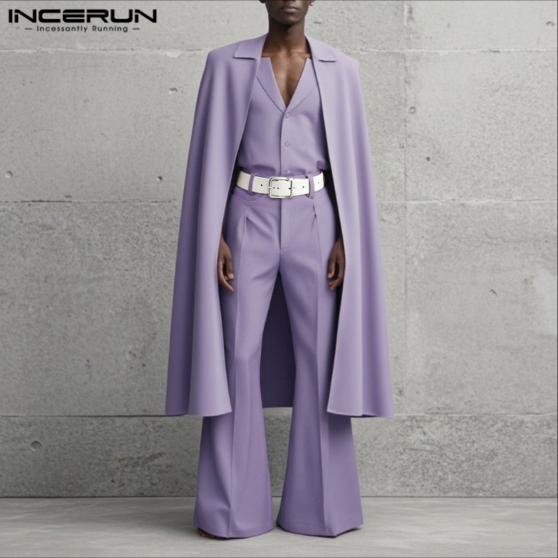 Мужской комплект INCERUN: одно – обзор и цена Men'S Fashion Color