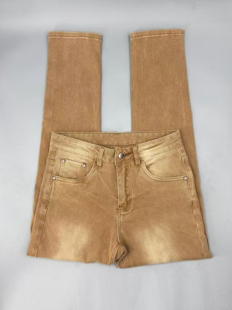 Мужские джинсы-стрейч прямого  – обзор и цена Men'S Fashion Khaki Pants