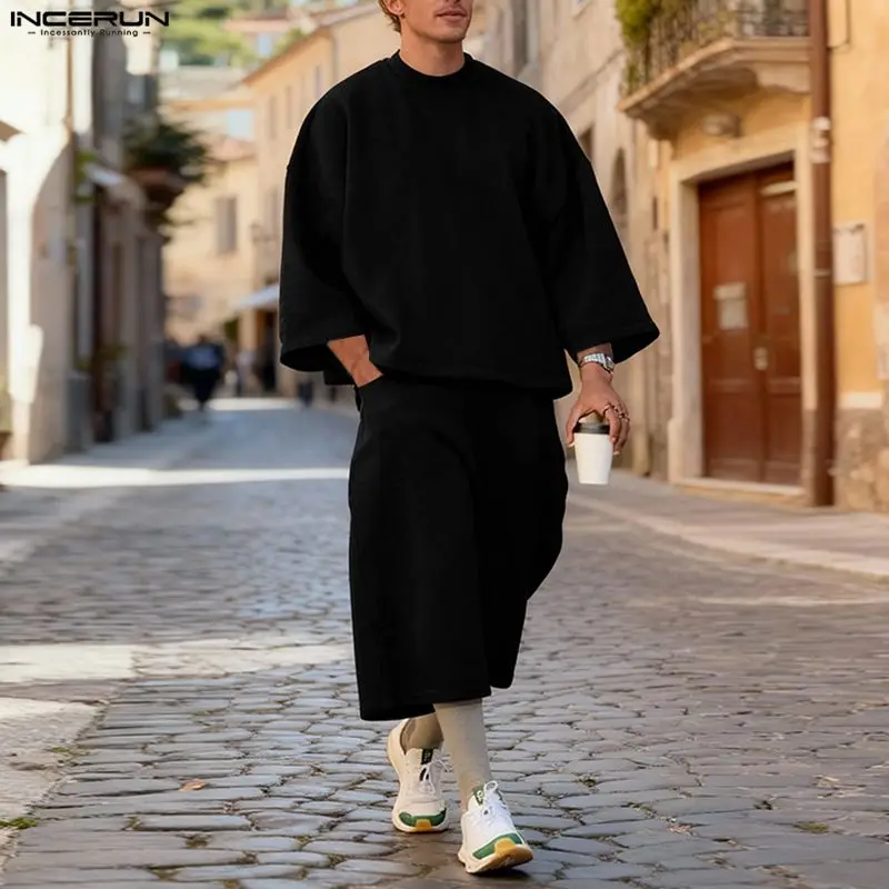 Мужской комплект INCERUN: одно – обзор и цена Men'S Fashion Color