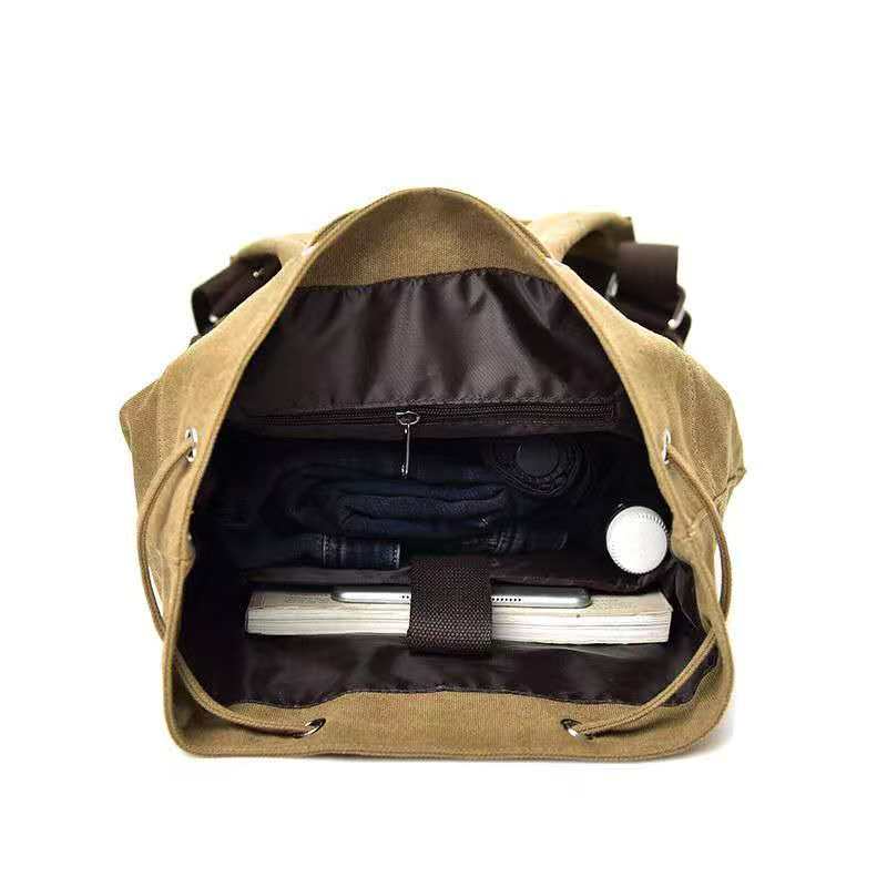 2026 Холщовый рюкзак с двойным – обзор и цена Men'S Fashion Bag