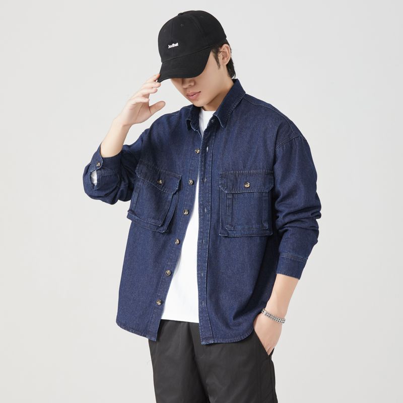 Рубашки из чистого хлопка, муж – обзор и цена Denim Jacket Vintage