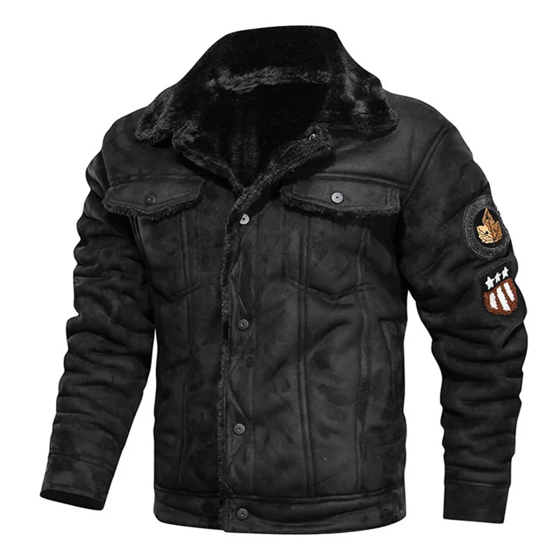 Зимняя мужская куртка-бомбер,  – обзор и цена Mens Fashion Bomber Jacket