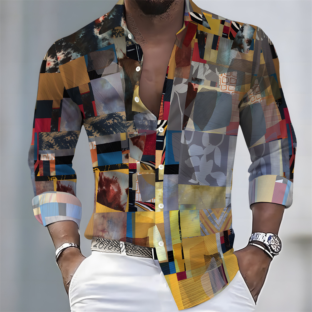 Мужская рубашка с длинным рука – обзор и цена Men'S Fashion Color