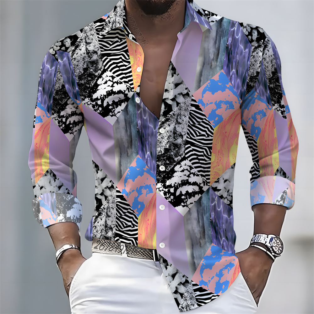Мужская рубашка с длинным рука – обзор и цена Men'S Fashion Color