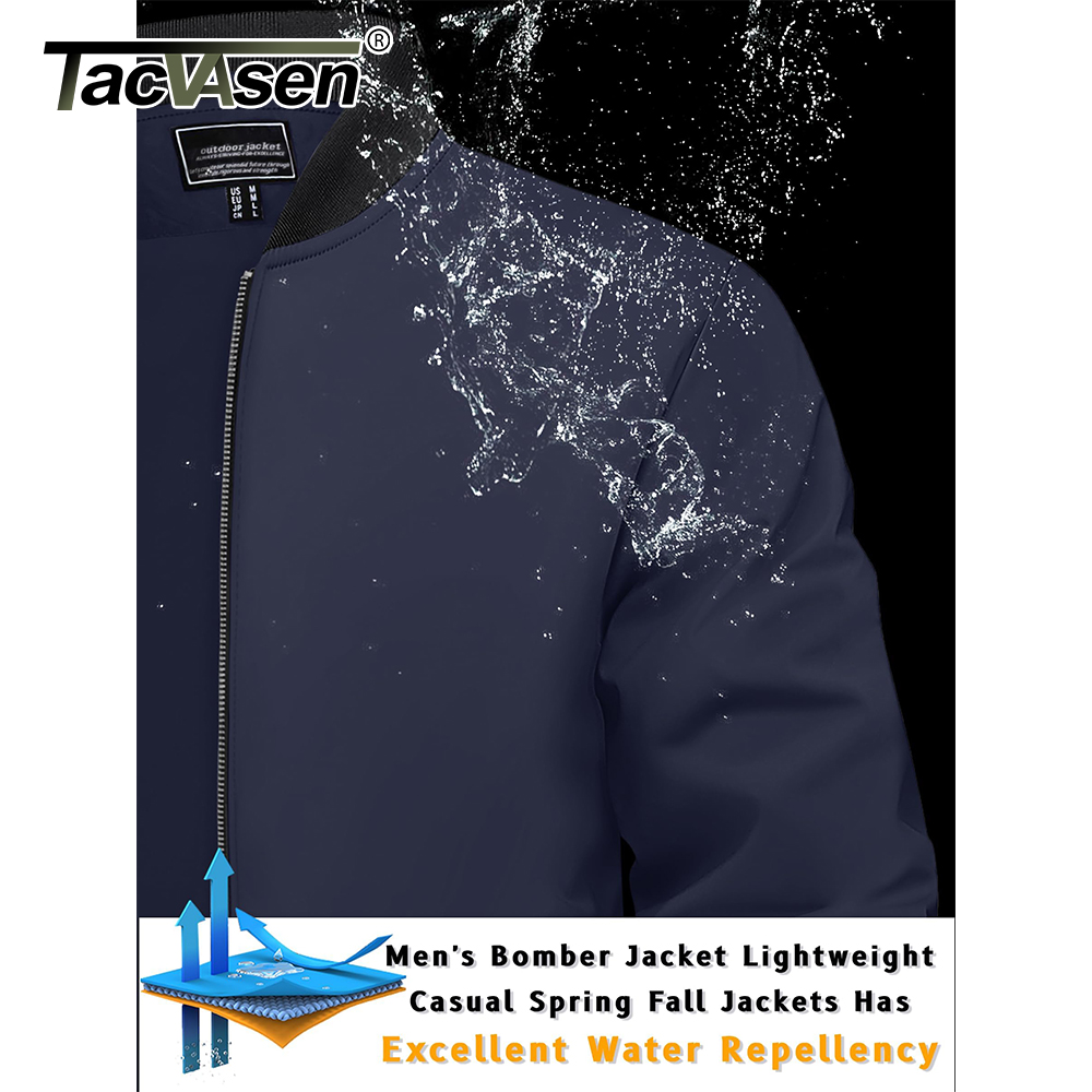TACVASEN Мужская университетск – обзор и цена Mens Fashion Bomber Jacket