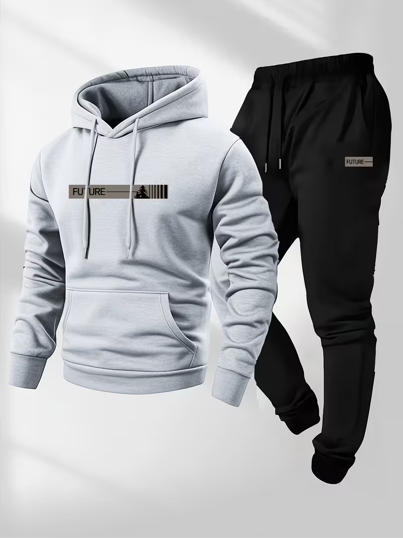 Мужской модный комплект с прин – обзор и цена Men'S Winter Fashion