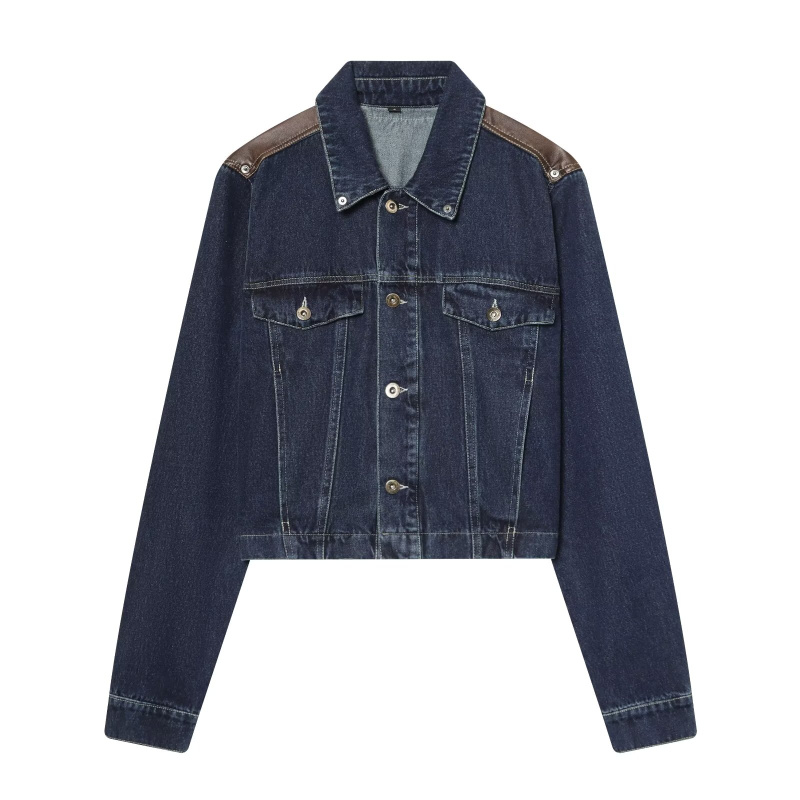 Женский джинсовый комплект ETJ – обзор и цена Denim Jacket Vintage