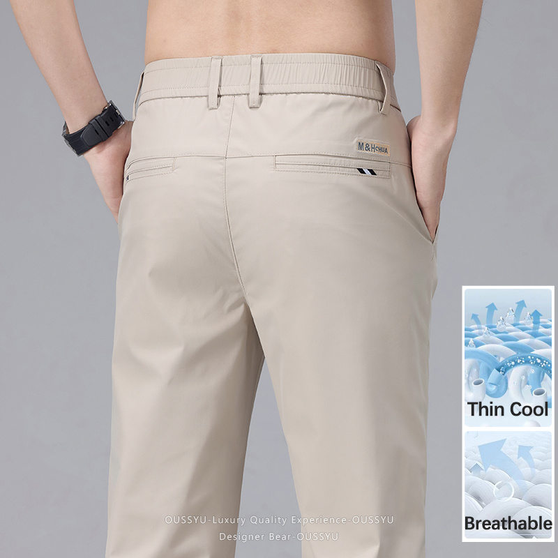 Летние тонкие мужские повседне – обзор и цена Men'S Fashion Khaki Pants