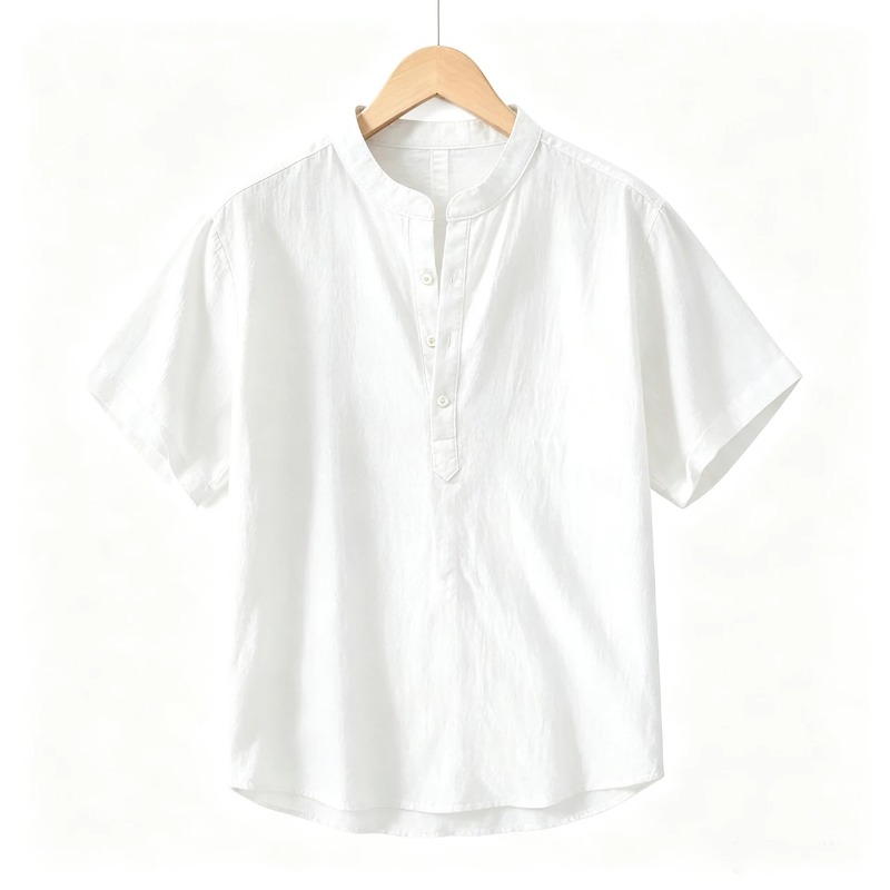 Мужская хлопково-льняная рубаш – обзор и цена Linen Shirt Summer