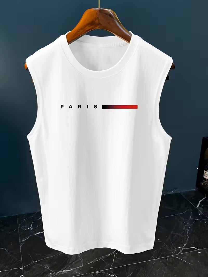 Мужская минималистичная майка  – обзор и цена Paris Men'S Fashion