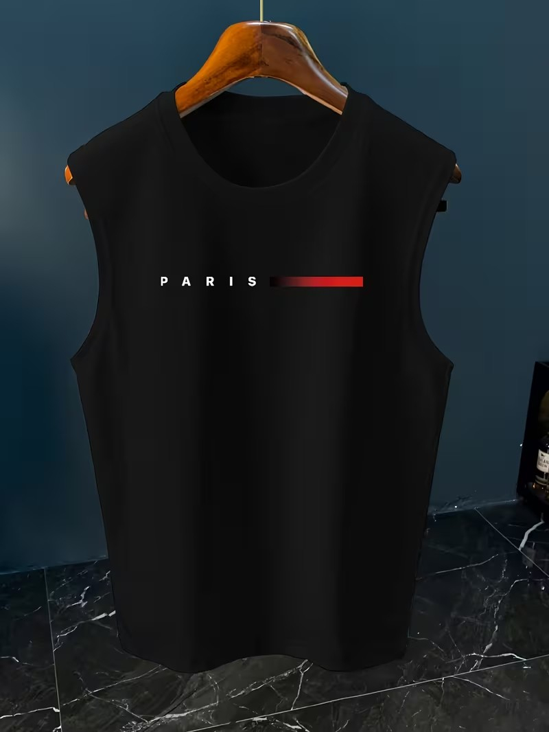 Мужская минималистичная майка  – обзор и цена Paris Men'S Fashion