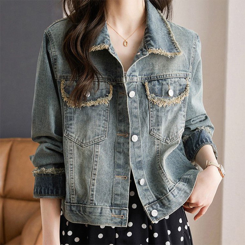 Винтажная однобортная джинсова – обзор и цена Denim Jacket Vintage