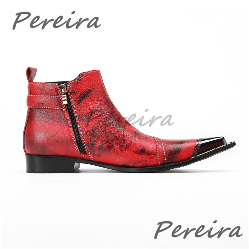 Красные, черные мужские ботиль – обзор и цена Mens Fashion Dress Shoes