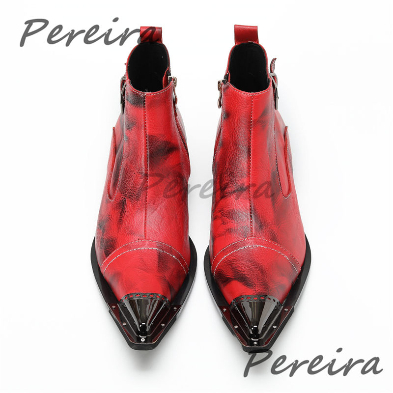 Красные, черные мужские ботиль – обзор и цена Mens Fashion Dress Shoes