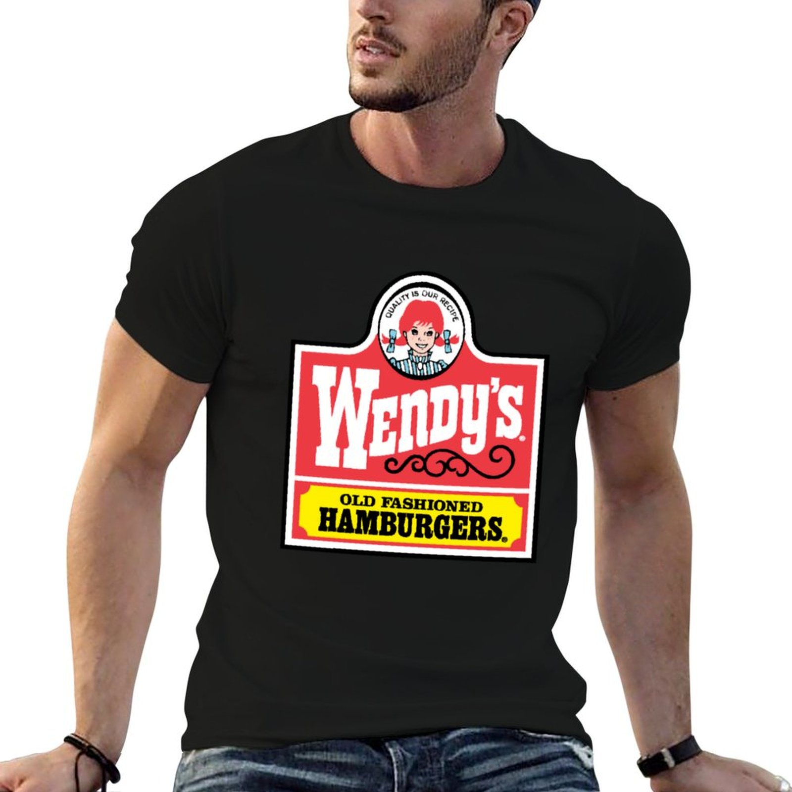 Футболка Wendy's в стиле ретро – обзор и цена Men'S Fashion Hamburg