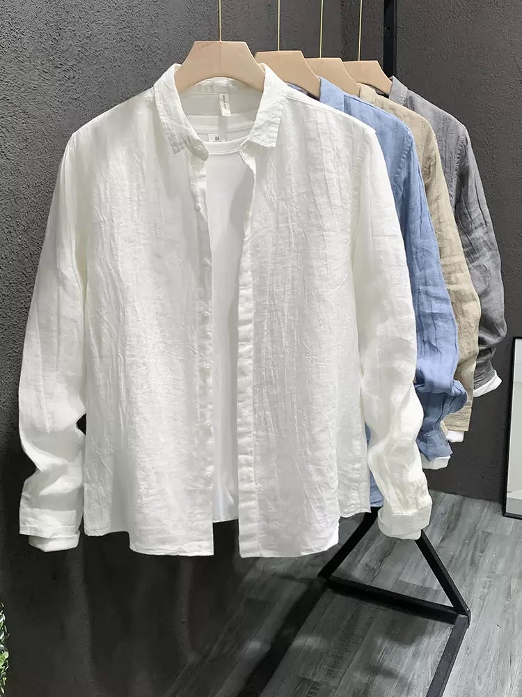 Летняя мужская льняная рубашка – обзор и цена Linen Shirt Summer